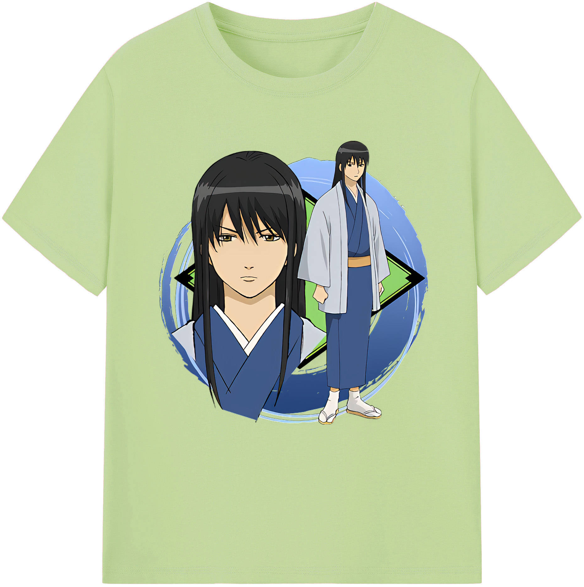 （画像用） ぎんたま 坂田銀時（さかたぎんとき） 神楽 志村新八（しむら しんぱち） GINTAMA Sakata Gintoki Kagura Shimura Shinpachi 綿100％半袖Tシャツ（フロントプリント）